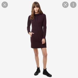 American Giant Plum medium hoodie dress.